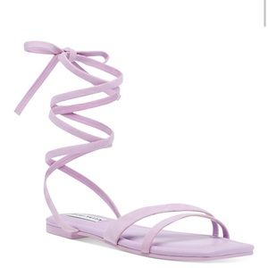 Steve Madden Lilac Suede Sandals.